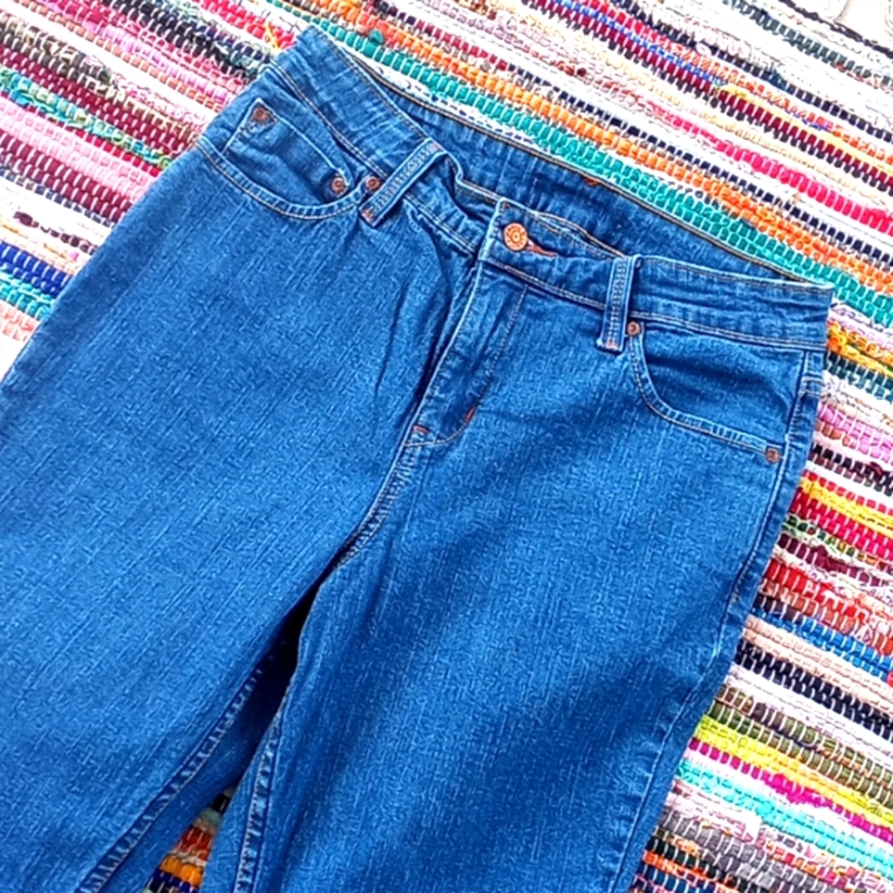 Signature Levi Strauss Long Bootcut Denim Jeans- #1580